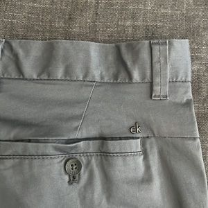 Calvin Klein Grey Cotton Pants - Size 33x32